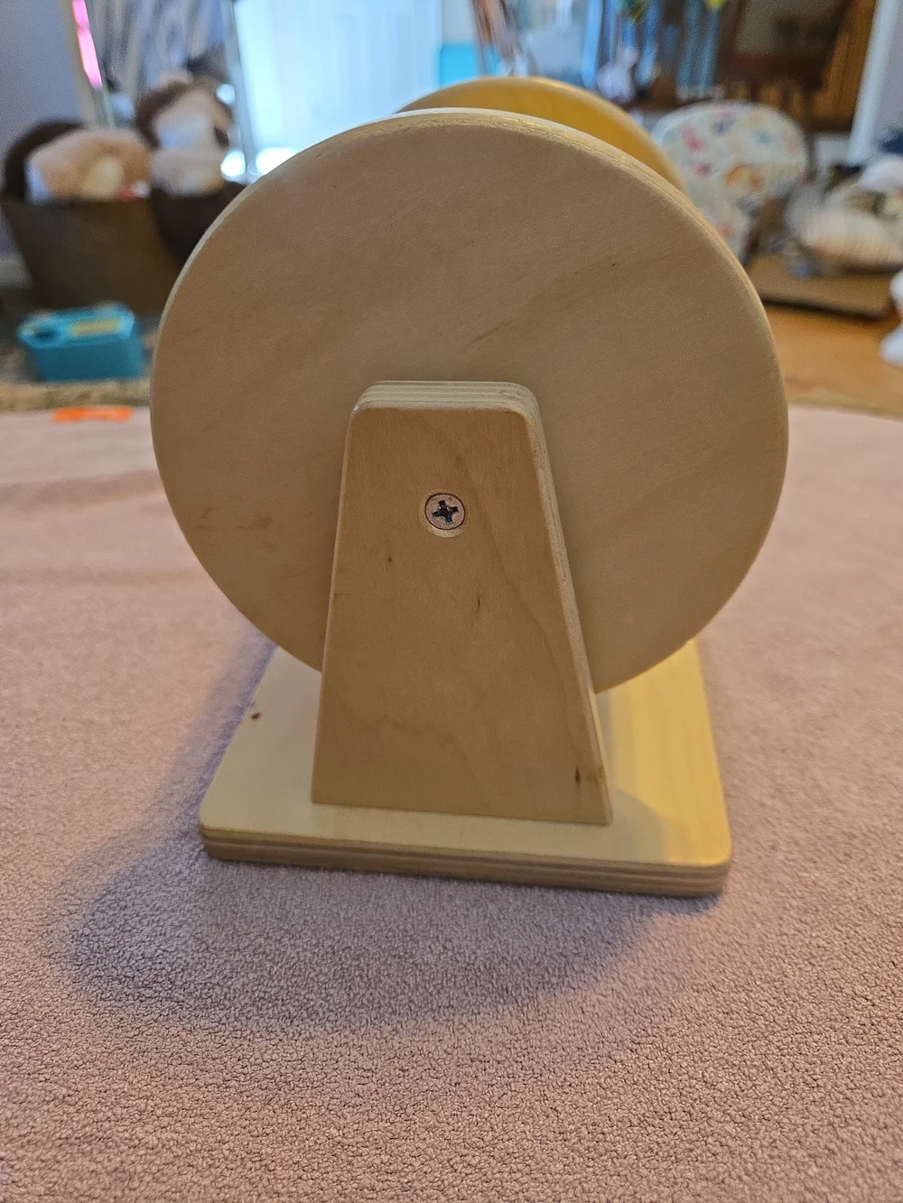 Wooden Spinning Rainbow Drum LOVEVERY